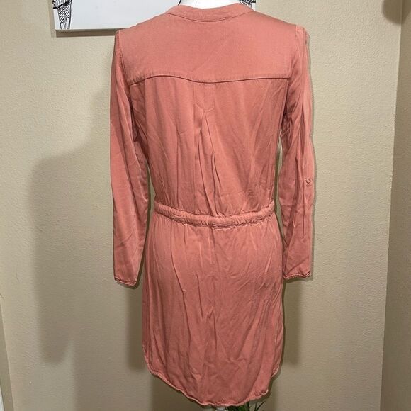 Francesca’s Blue rain dress long sleeve size M - Picture 3 of 9